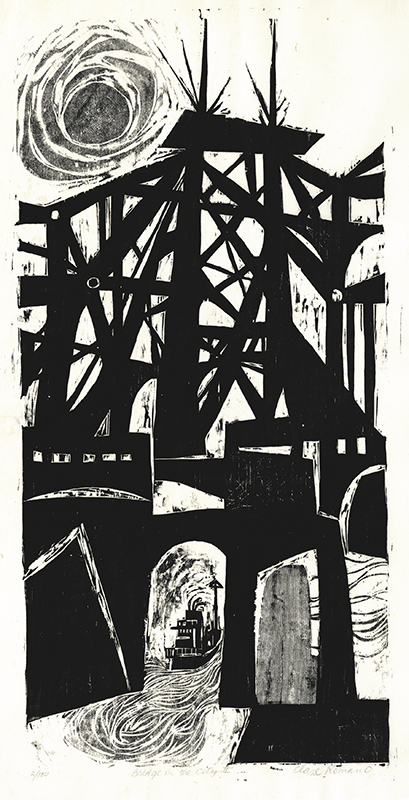 Bridge in the City II by Clare Camille Romano