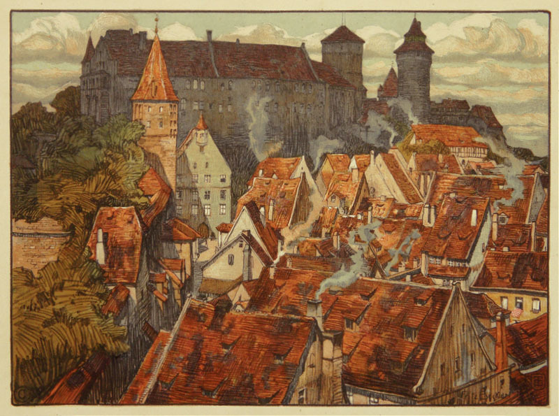 Nurnberg Burg by Fritz Beckert