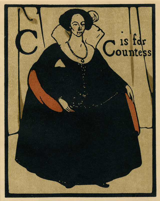 C is for Countess by William Newzam Prior Nicholson