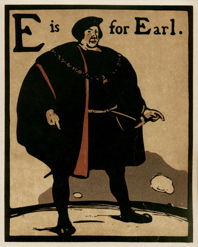E is for Earl by William Newzam Prior Nicholson
