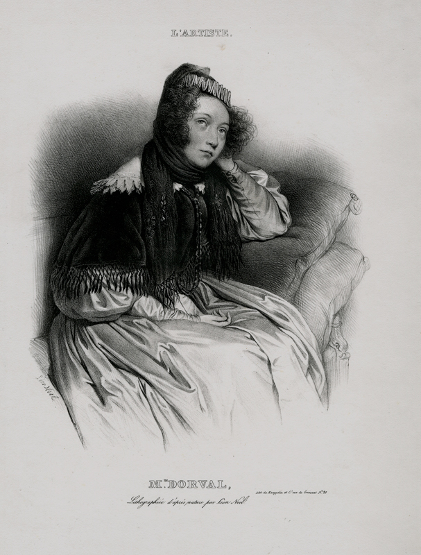 Mme. Dorval by Alphonse Leon Noel