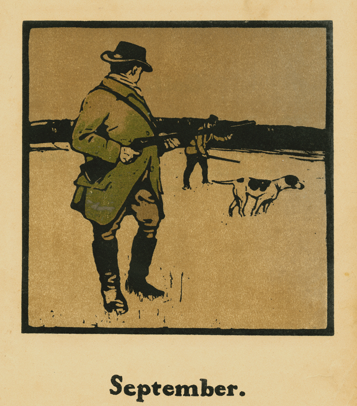 September-Shooting (from An Almanac of Twelve Sports) by William Newzam Prior Nicholson