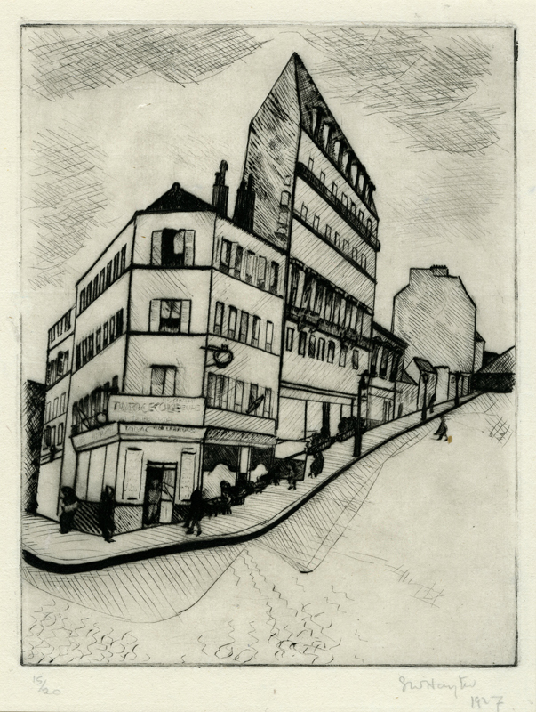 Boulevard Pasteur  (a.k.a. Coin de Boulevard Pasteur) by Stanley William Hayter