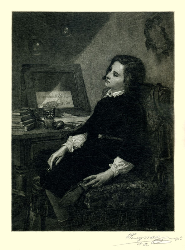 Day Dreams; aka: Recreation; (after Thomas Couture) by Henry Wolf