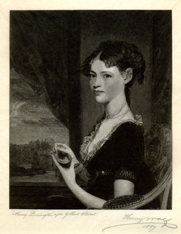 (Ann) Nancy Pennington   (after Gilbert Stuart) by Henry Wolf