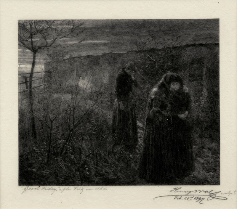 Good Friday, after Fritz Von Uhde) by Henry Wolf