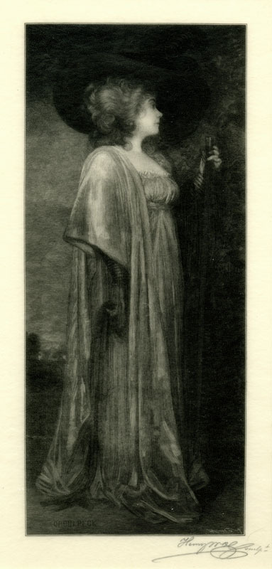 Une Grande Dame   (after Orrin Peck) (Portrait of Janet Peck) by Henry Wolf