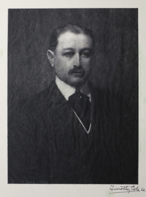 (portrait of a man) by Timothy Cole