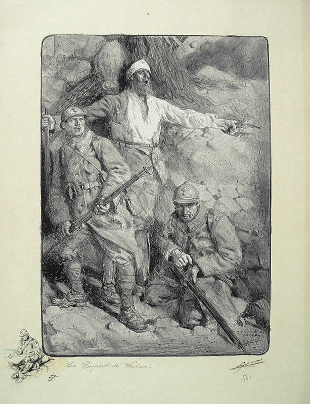 Patriotisme: Le Rempart de Verdun by Lucien Hector Jonas