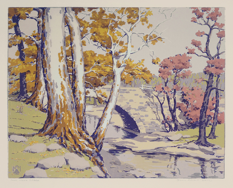 Game Creek Bridge by Norma Bassett Hall