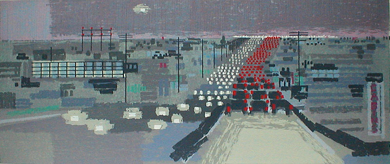 Head Lights and Tail Lights by Joseph John Jones