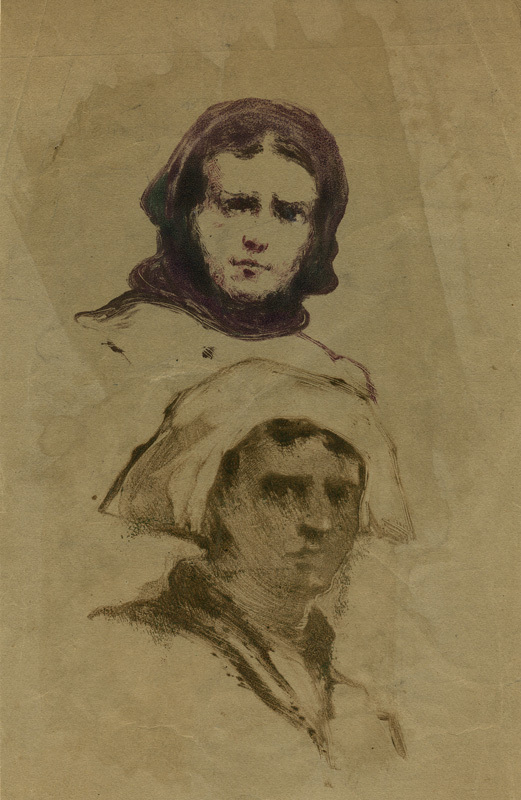 (Portraits: Two Women) by John Aloysius Stanton