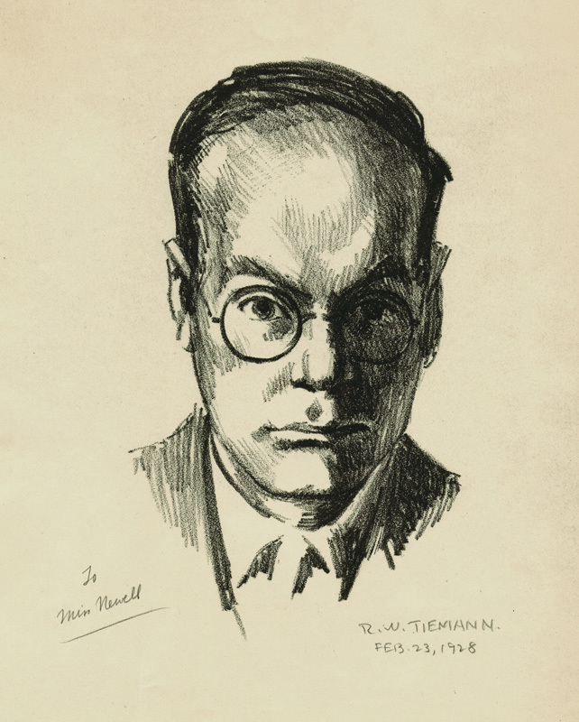 Self Portrait by Roland W. Tiemann