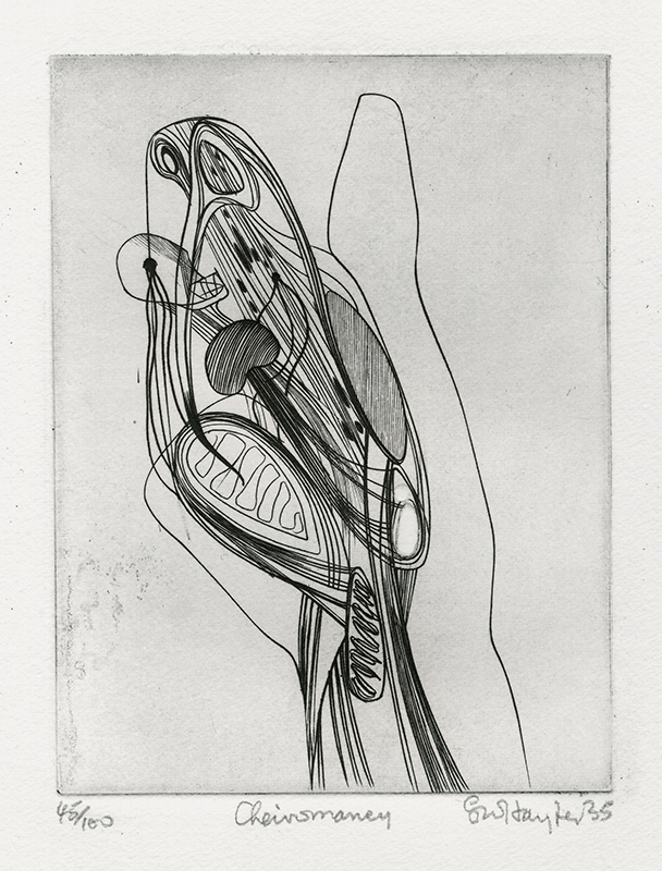 Stanley William Hayter、L'ESCOUTAY Lot - STANLEY WILLIAM HAYTER (American 1901-1988) AN ETCHING