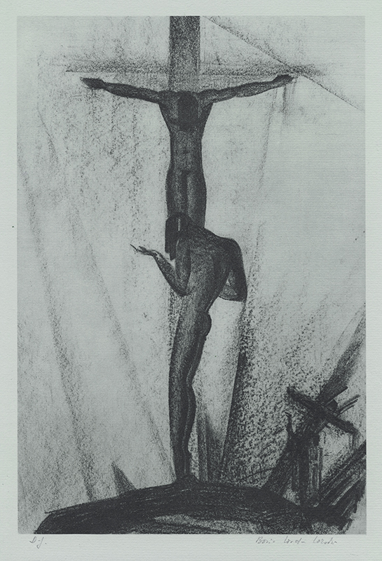 (Mourner at Crucifixion) by Boris Lovet-Lorski