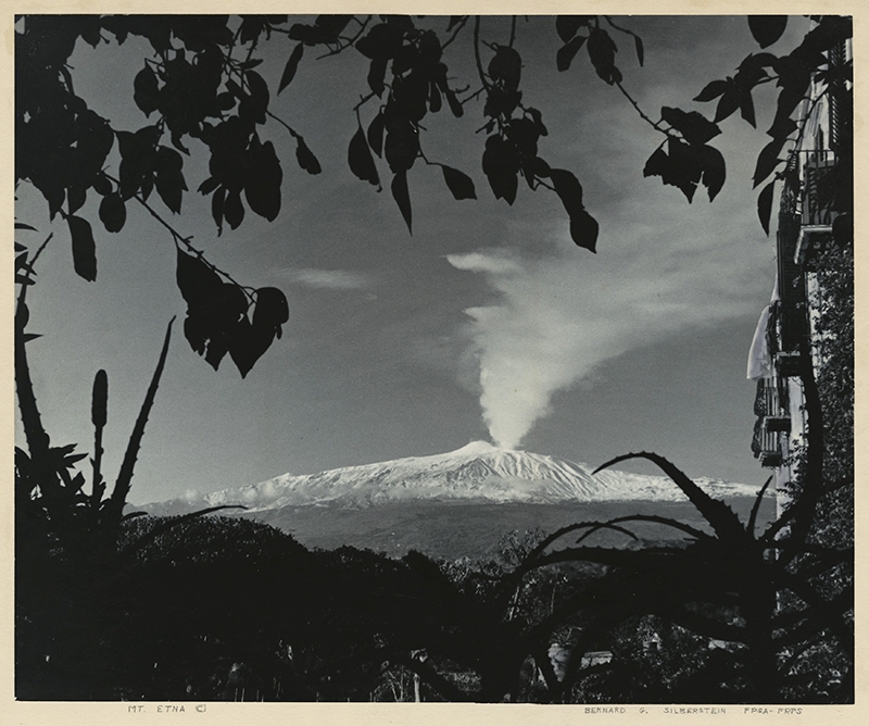 Mt Etna from Taormina by Bernard G. Silberstein
