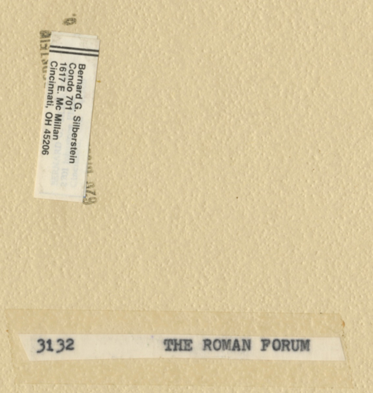 Roman Forum by Bernard G. Silberstein