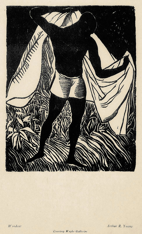 Untitled (Black Athlete) by Arthur Raymond Young