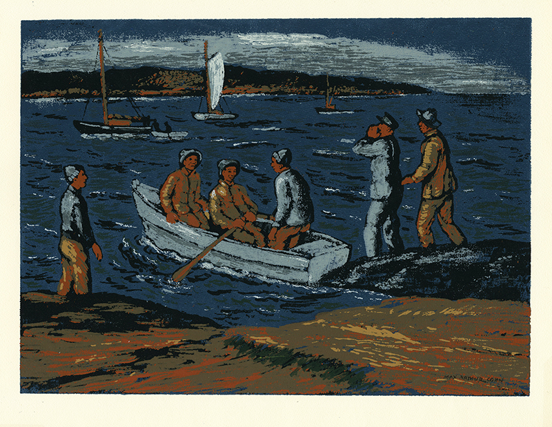 Fishermen by Max Arthur Cohn