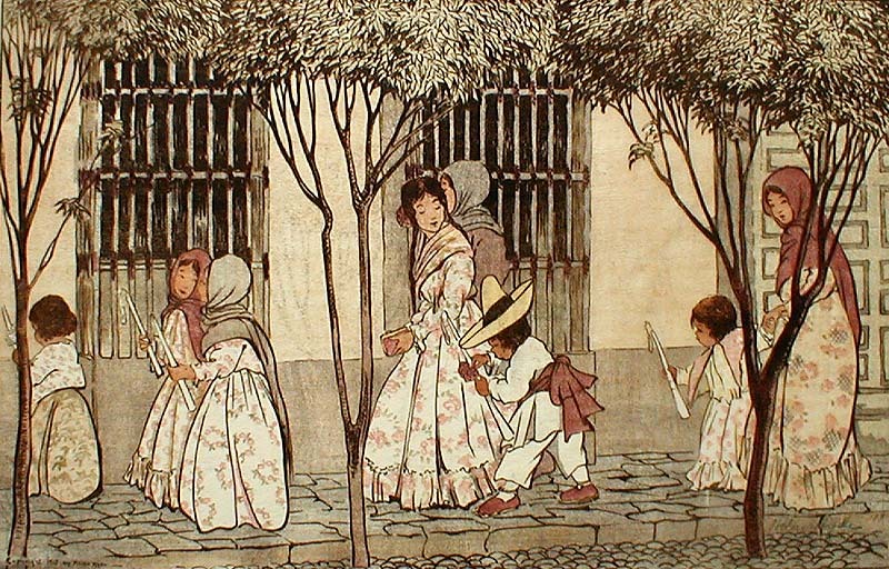 Sunday Morning, San Angel, Mexico by Helen Hyde