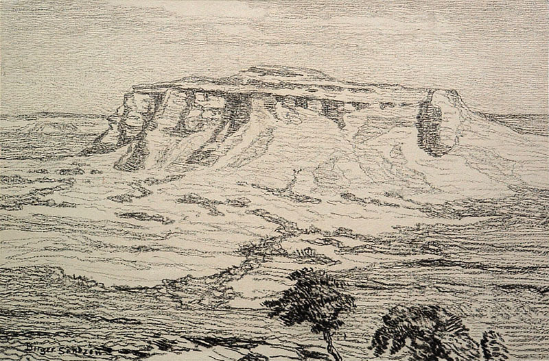(southwestern mesa) by Sven Birger Sandzen