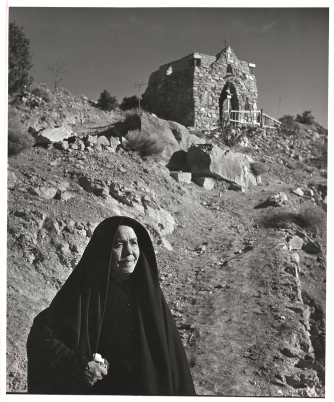 Chapel Above Cerro Gordo Road by William Eugene Smith