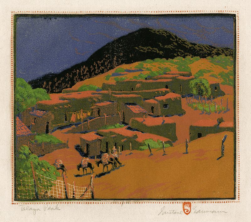 Talaya Peak by Gustave Baumann