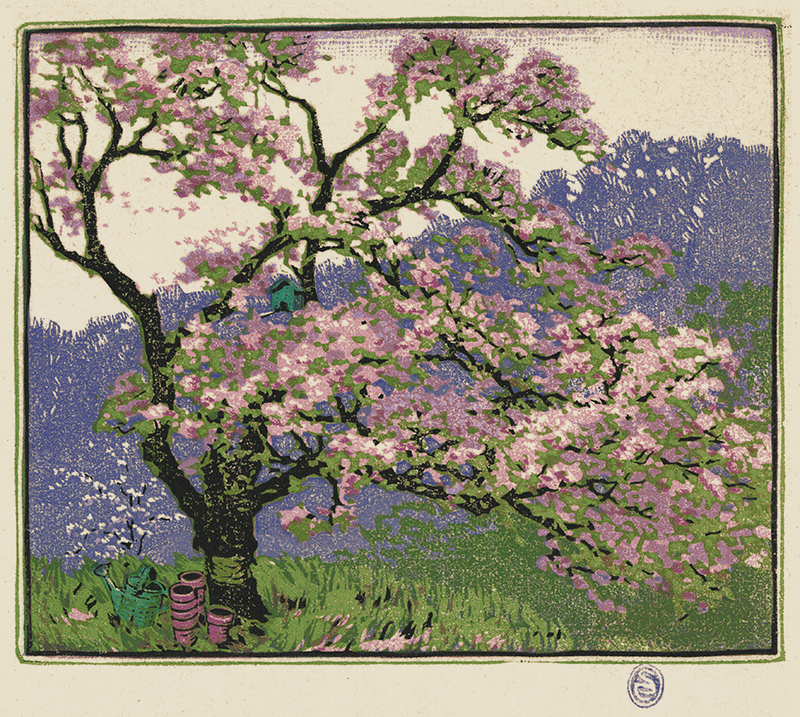 Apple Blossoms by Gustave Baumann
