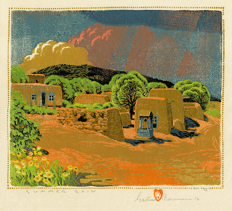 Summer Rain by Gustave Baumann