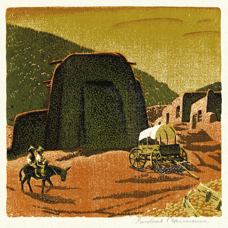 Cordova Plaza by Gustave Baumann