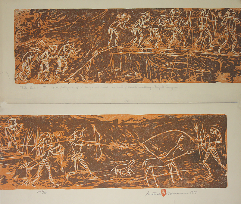 The Deer Hunt by Gustave Baumann