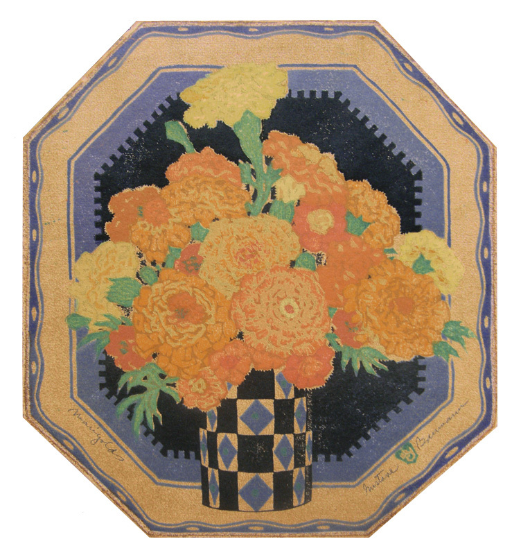 Marigolds  (a.k.a. Sunny Messengers) by Gustave Baumann