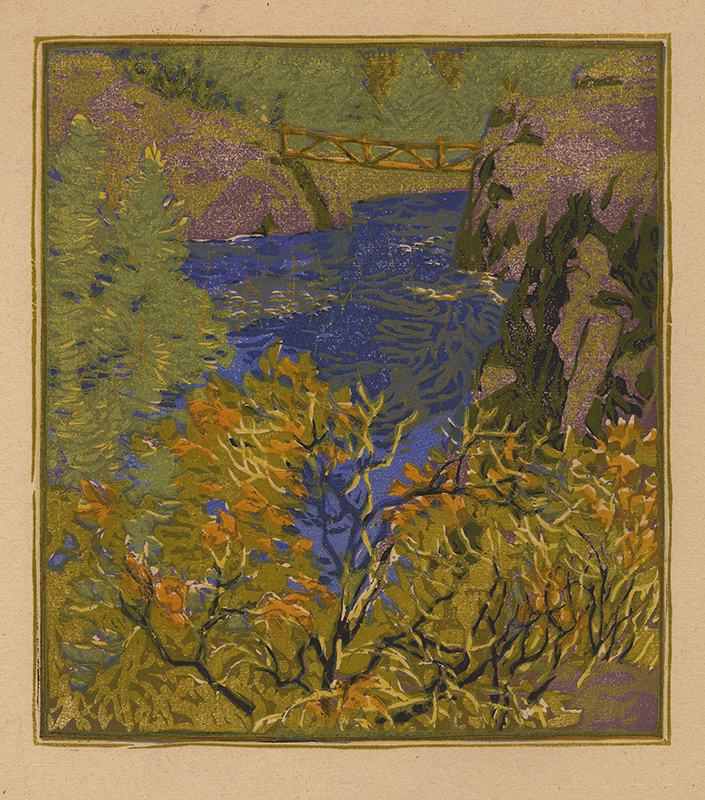 Rio Pecos by Gustave Baumann