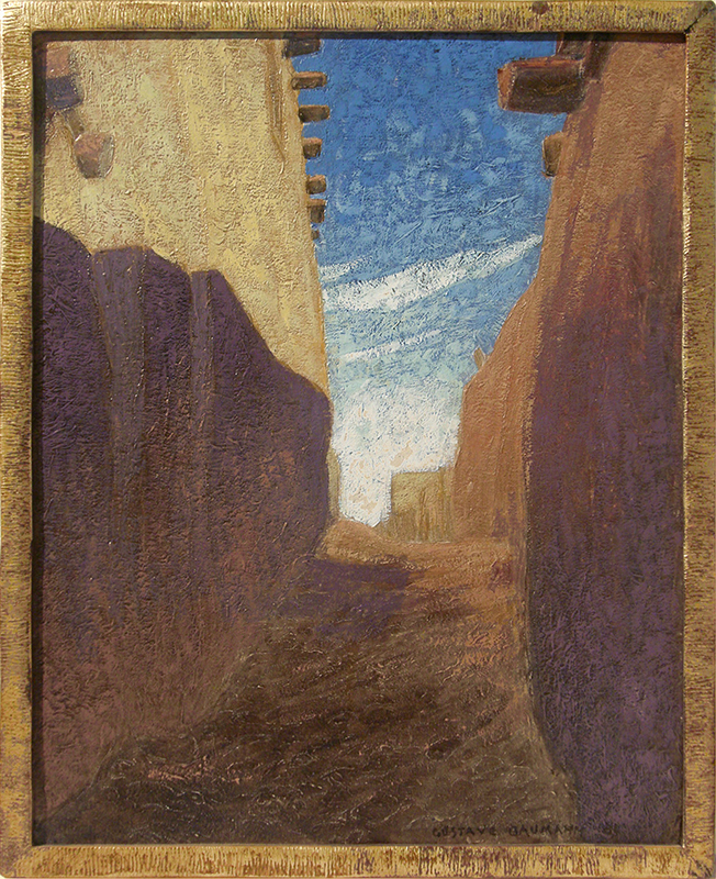 Taos Corrals by Gustave Baumann