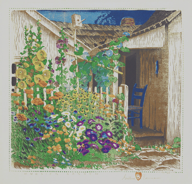 Hoosier Garden by Gustave Baumann