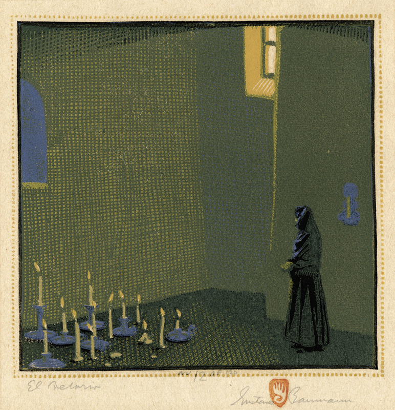 El Velorio by Gustave Baumann