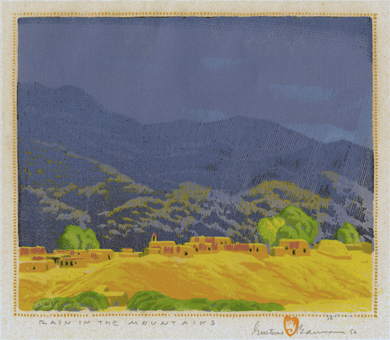 Rain in the Mountains by Gustave Baumann