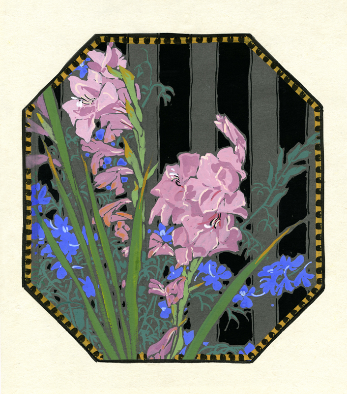 (Iris) by Gustave Baumann