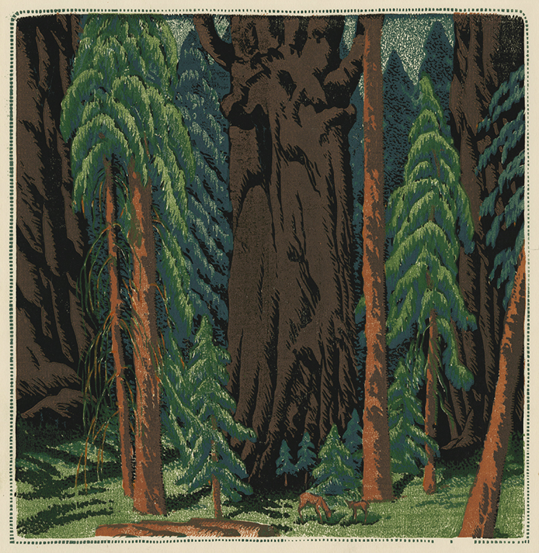 Sequoia Forest by Gustave Baumann