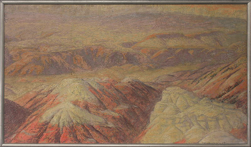 (Arizona landscape, winter) by Gustave Baumann