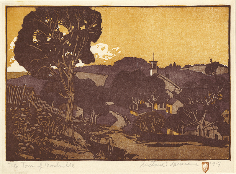 The Town of Nashville by Gustave Baumann