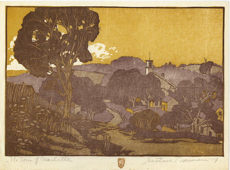 The Town of Nashville by Gustave Baumann