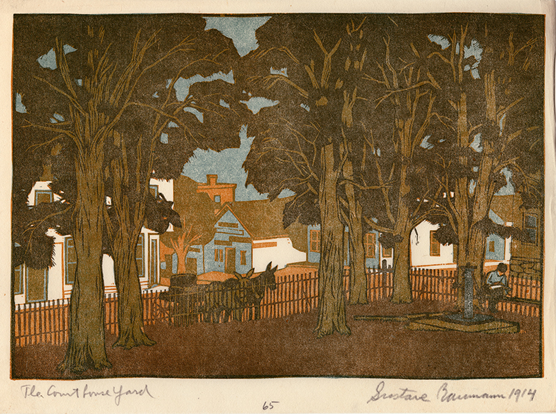 In the Hills o Brown (a portfolio of 12 color woodcuts) by Gustave Baumann