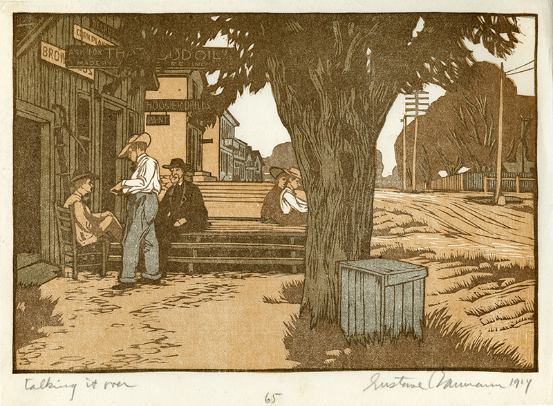 In the Hills o Brown (a portfolio of 12 color woodcuts) by Gustave Baumann