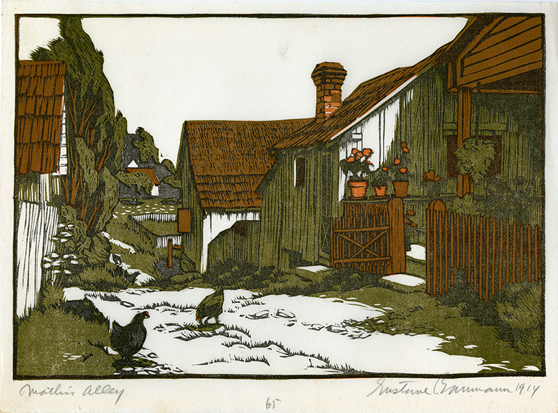 In the Hills o Brown (a portfolio of 12 color woodcuts) by Gustave Baumann