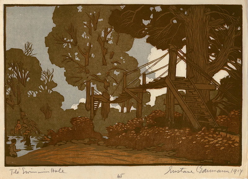 In the Hills o Brown (a portfolio of 12 color woodcuts) by Gustave Baumann