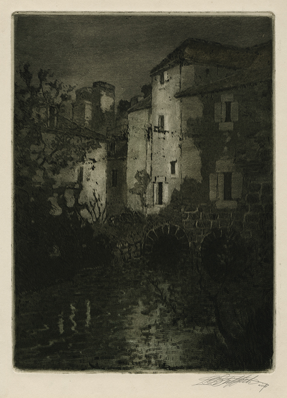 Untitled (European canal) by Louis Oscar Griffith