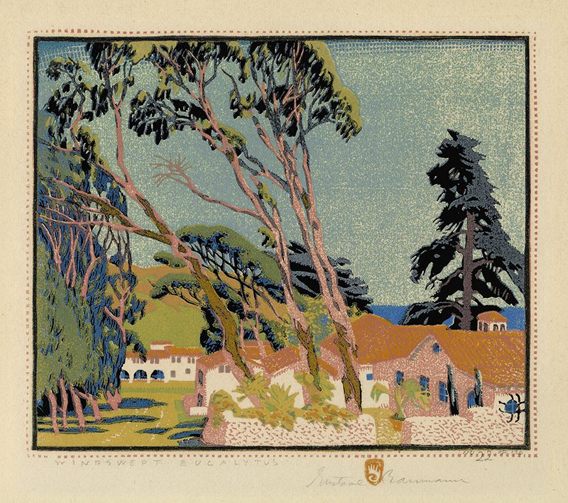 Windswept Eucalyptus by Gustave Baumann