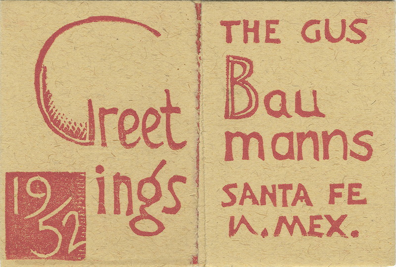 Greetings, 1952 by Gustave Baumann