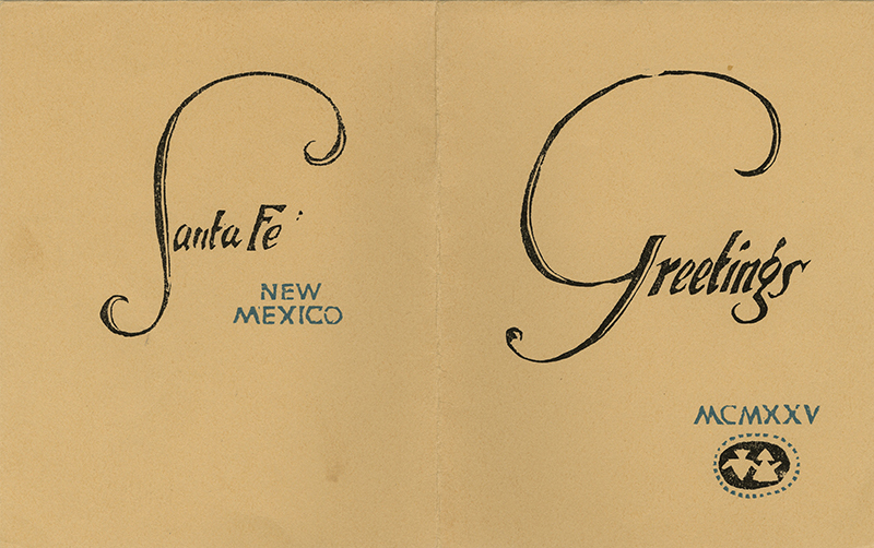 Greetings MCMXXV by Gustave Baumann